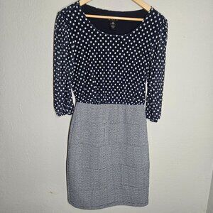 Office Dress, Enfocus Studio Womens Polka Dot & Geometric Print Dress Size 6
